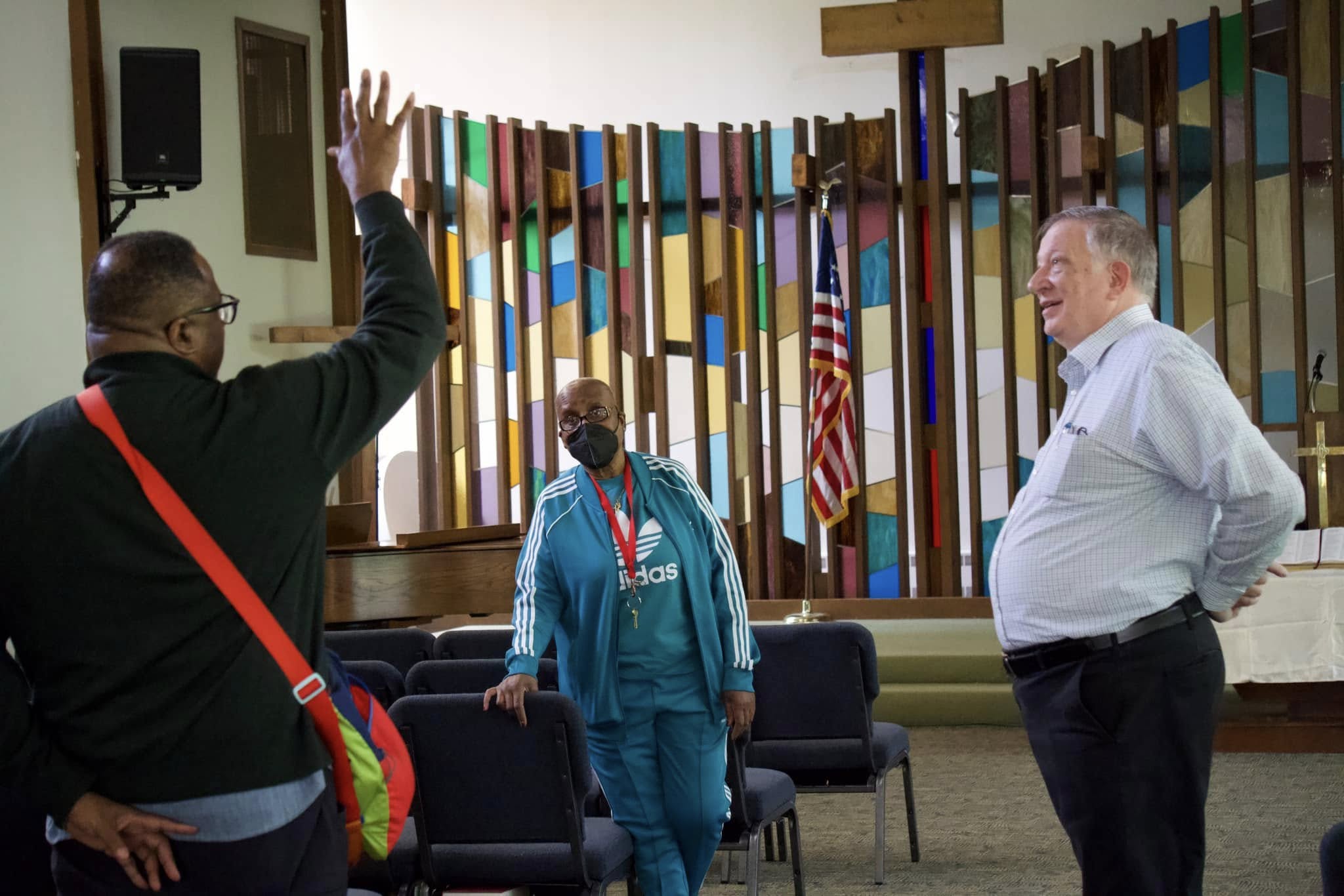 People participating in an inclusive program